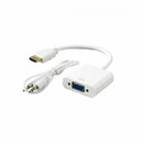 SBOX adapter HDMI M VGA Ž HD15 aktivni na kablu 15cm