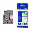 BROTHER trak TZe 232 bel/rdeč 12mm