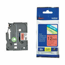 BROTHER trak TZe 431 rdeč/črn 12mm