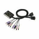 ATEN KVM stikalo 2x1 mini DVI/USB/AVDIO s kabli CS682