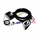 ATEN KVM stikalo 2x1 mini HDMI/USB/AVDIO s kabli CS692