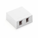 KELine nadometna vtičnica 2x RJ45 mini KE-SMB02-W