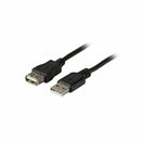 EFB podaljšek USB A-A 1m črn dvojno oklopljen K5248SW.1V2