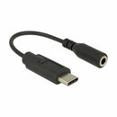 Delock adapter AVDIO USB TipC- Jack 3,5Ž stereo 14cm črn 65842