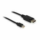 Delock kabel miniDisplayPort-DisplayPort 2m 4K 60Hz črn 82438