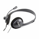 SBOX slušalke + mikrofon črne HS-201