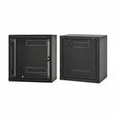Triton kabinet zidni 18U 900 600x400 črn sestavljen