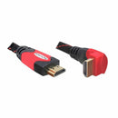 Delock kabel HDMI kotni 4K rdeč 5m 82688