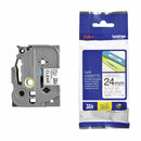 BROTHER trak TZe 151 prozoren/črn 24mm