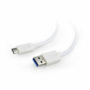 Cablexpert kabel USB 3.1 A-C 1m bel CCP-USB3-AMCM-1M-W