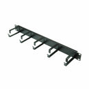 Value organizator 1U rack 50x110mm črn kovinski