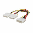Manhattan napajalni adapter DC 1x Molex M - 2x Molex Ž