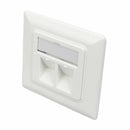 Digitus podometna vtičnica 2x RJ45 kotna 80x80 DN-93801-1