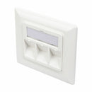 Digitus podometna vtičnica 3x RJ45 kotna 80x80 DN-93821