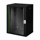 Digitus zidni kabinet 16U 820 600x450 črn sestavljen DN-19 16-U-SW