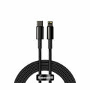 Baseus kabel TipC/Lightning 2m 20W PD Tungsten pleten črn CATLWJ-A01