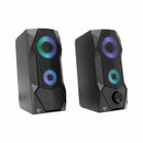 WHITE SHARK zvočniki 2.0 FLOW RGB USB črni GSP-634 FLOW