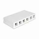 Delock nadometna vtičnica 6x RJ45 86227