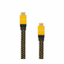 SBOX kabel HDMI 4K HQ1,5m flat črno/zlat