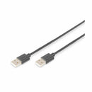 Digitus kabel USB A-A 5m črn dvojno oklopljen