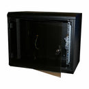 Triton kabinet zidni  9U 500 600x400 črn sestavljen