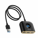 Baseus hub USB 3.0 4xTipA 1m črn CAHUB-AY01