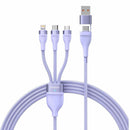 Baseus kabel USB TipC/TipA 2v3 Lightning /TipC/Mikro 100W 1,2m vijola CASS030105