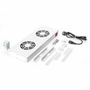 Digitus hladilna enota 2x ventilator s termo. strop/rack siva DN-19 FAN-2-HO