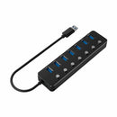 Gembird hub USB 3.1 7xA s stikali UHB-U3P7P-01