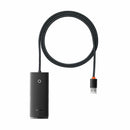 Baseus hub USB 3.0 4xTipA TipC 1m črn WKQX030101