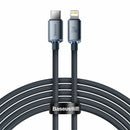 Baseus kabel TipC/Lightning 2m 20W C Crystal shine črn CAJY000301