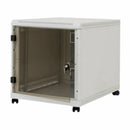 Triton kabinet 12U 620 600x900 siv sestavljen s kolesi