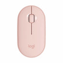 Logitech miška M350S Pebble 2 brezžična Bluetooth roza 910-007014