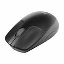 Logitech miška M190 brezžična črno siva 910-005905