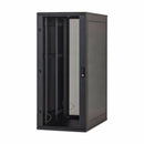 Triton kabinet 27U 1300 600x900 črn N8 sestavljen perforirana sp./zd. vrata