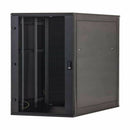 Triton kabinet 18U 900 600x900 črn N8 sestavljen perforirana vrata