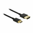 Delock kabel HDMI mini  3D 4K slim 2m črn 84778