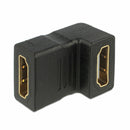 Delock adapter HDMI Ž - HDMI Ž 19-pin kotni 65075
