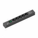 Bachmann razdelilec rack 5x250V Connect Line 2x USB A/C 2m