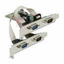 Delock kartica PCIe Serijska 4x RS232 + Low Profile 89557