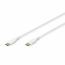 Digitus kabel USB C-C 1m 60W bel silikonski AK-300341-010-W