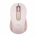 Logitech miška M650 Signature velikost M brezžična Bluetooth roza 910-006254
