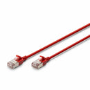 Digitus patch slim FTP CAT.6A  5m rdeč