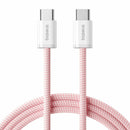 Baseus kabel USB C-C 2m 100W 20V 5A pleten roza Dynamic 4