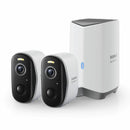 Baseus video nadzor brezžični kit N1 2-Cam 3.0MP kamera vgrajen akumulator