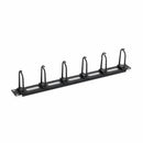 Triton organizator 1U rack 30x65mm z luknjami črn