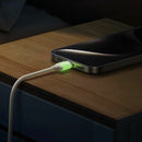 Joyroom kabel USB C-C 2m 60W bež silikonski luminescent S-A53