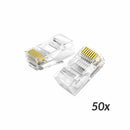 Ugreen RJ45 konektor CAT.6 UTP trdi kabel pak/50 NW120-50