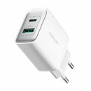 Joyroom polnilec 30W USB TipC TipA GaN QC PD bel JR-TCF15