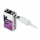 Uniross polnilna baterija E-block 9V USB TipC 380 mAh